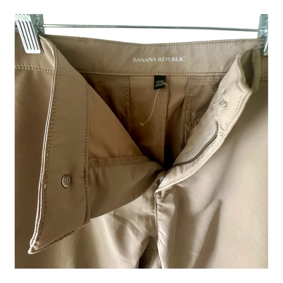 Banana Republic Men’s Pants Blue & Beige 100% Polyester Size 34x32(Both) - Picture 8 of 12